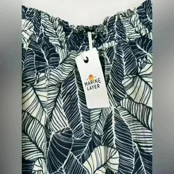 Marine Layer Womens Shirley Off The shoulder dress ,  sz large - Picture 8 of 9